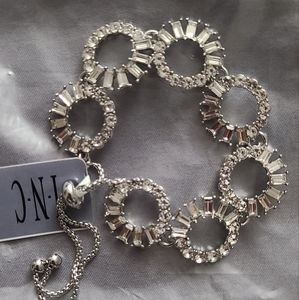 NWT I.N.C Circle Crystal Bracelet